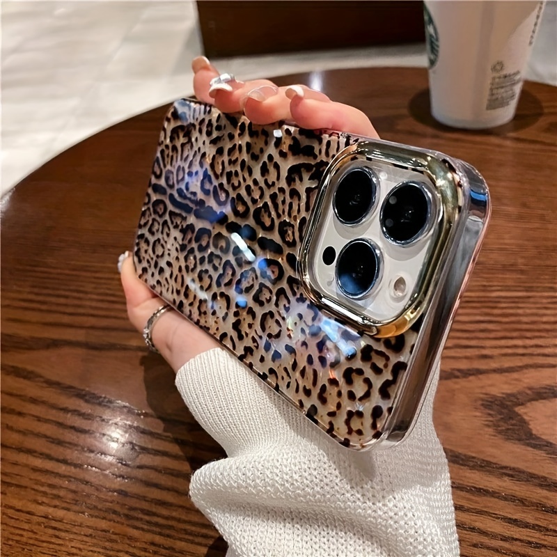 Iphone 12 Leopard Print Phone Cover IDLike Stylish Leopard Print