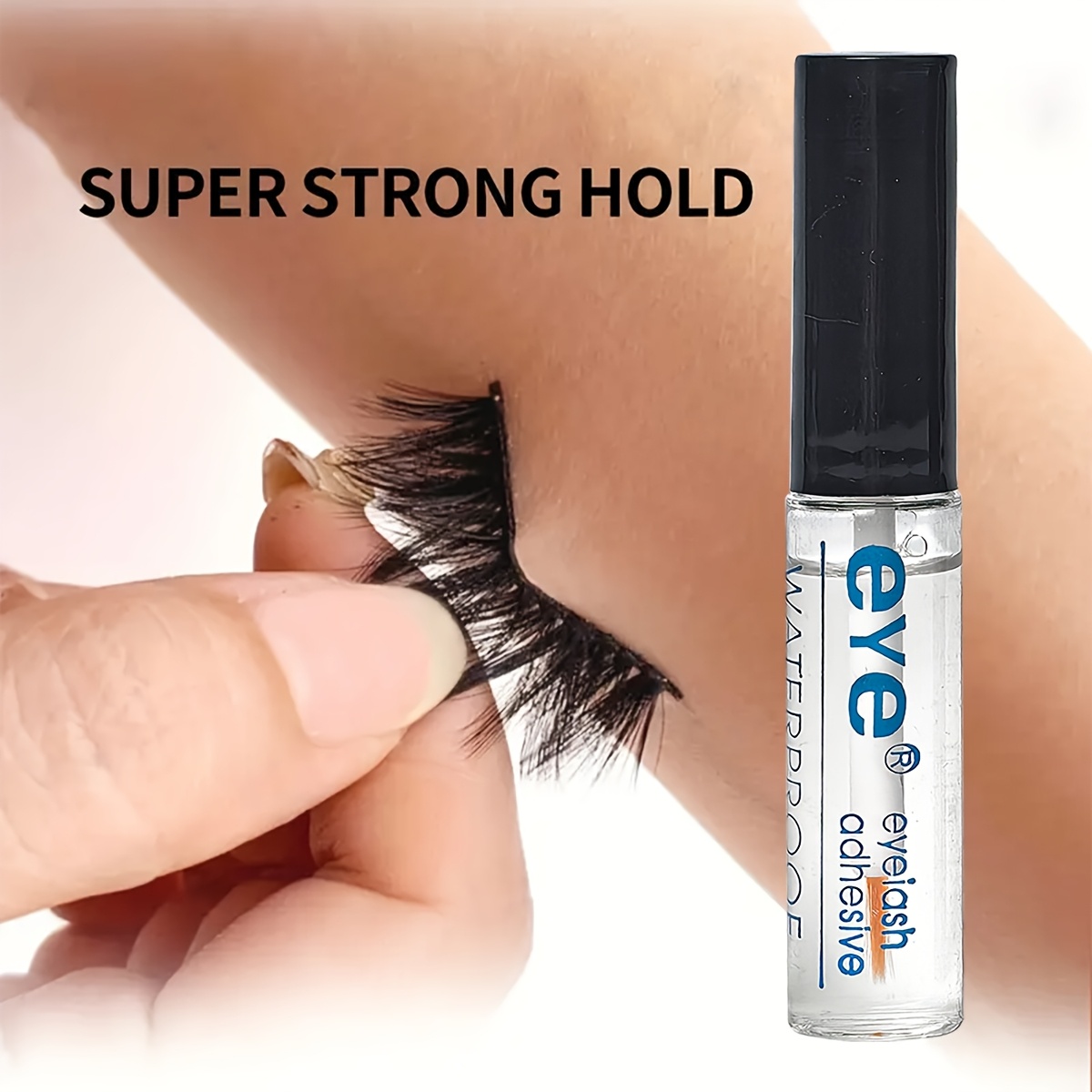 False Eyelash Glue, Quick-drying And Easy To Apply, Waterproof, Secure, Invisible, Transparent, And Odorless False Eyelash Adhesive, Suitable For Types Of False Eyelashes