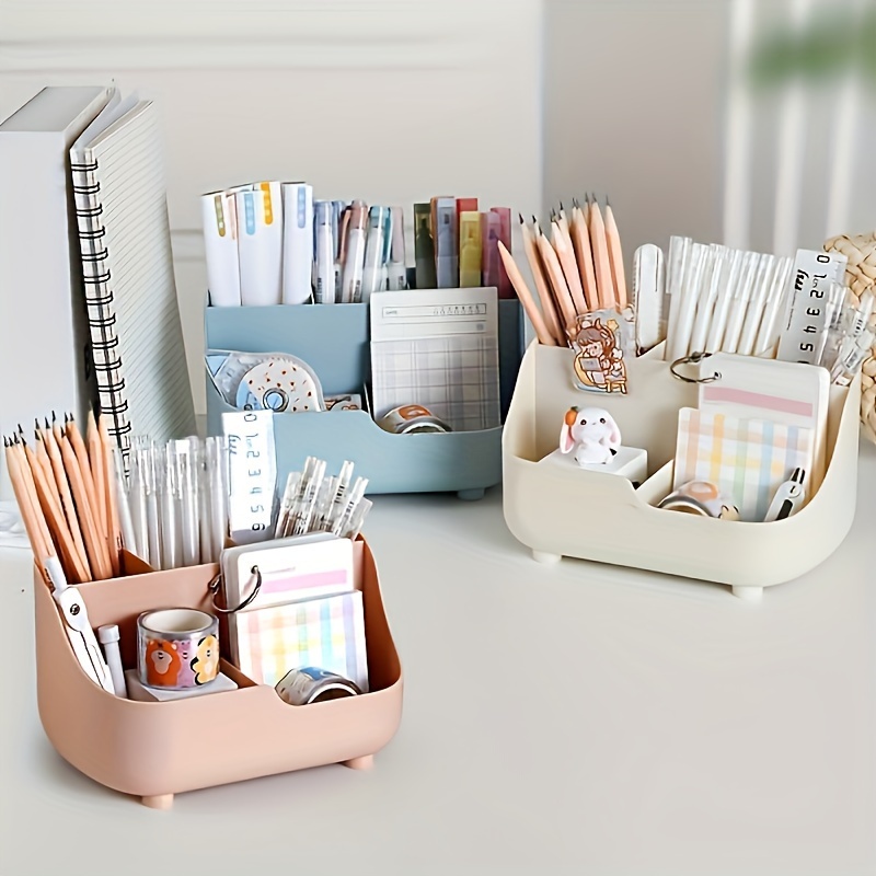 

Efficient Workspace Hero: Large-capacity, 5-grid, Lightweight Desktop Organiser - Declutter In Style & Keep Your Desk Uncluttered With Our Minimalist And Chic Storage Solution!