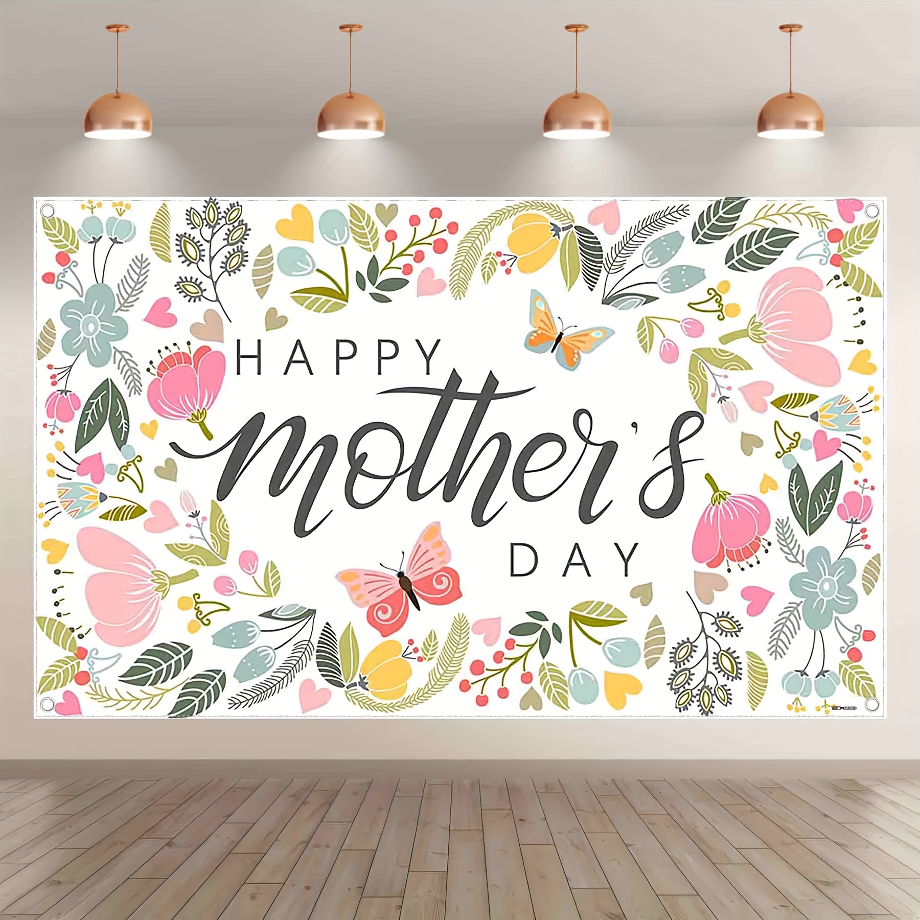 

Spring , Day Photography Backdrop - 72x43" / 96x60", Wildflower & , Celebrations & Photo Booths, With Grommets, Machine Washable