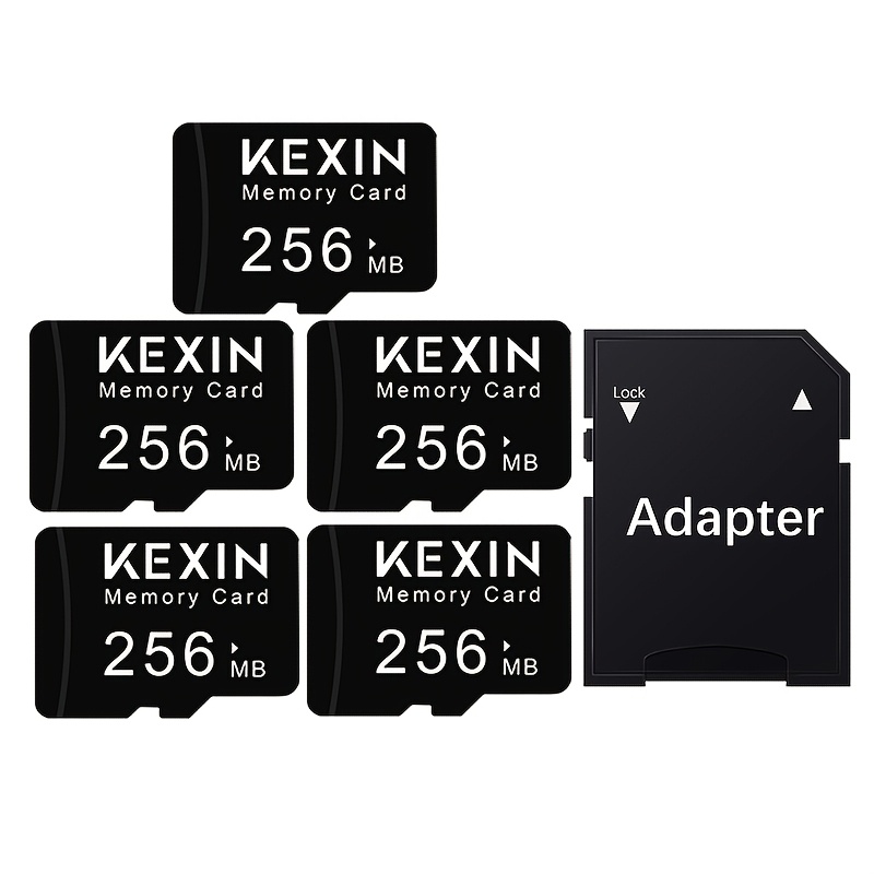 Temu – TEMU Kexin 5pcs Memory Tf Card, – 512mb/256mb/128mb Tf Memory Cards For Smartphone, Tablet, Camera, Pc, Car Audio, Game Console – Durable & Reliable