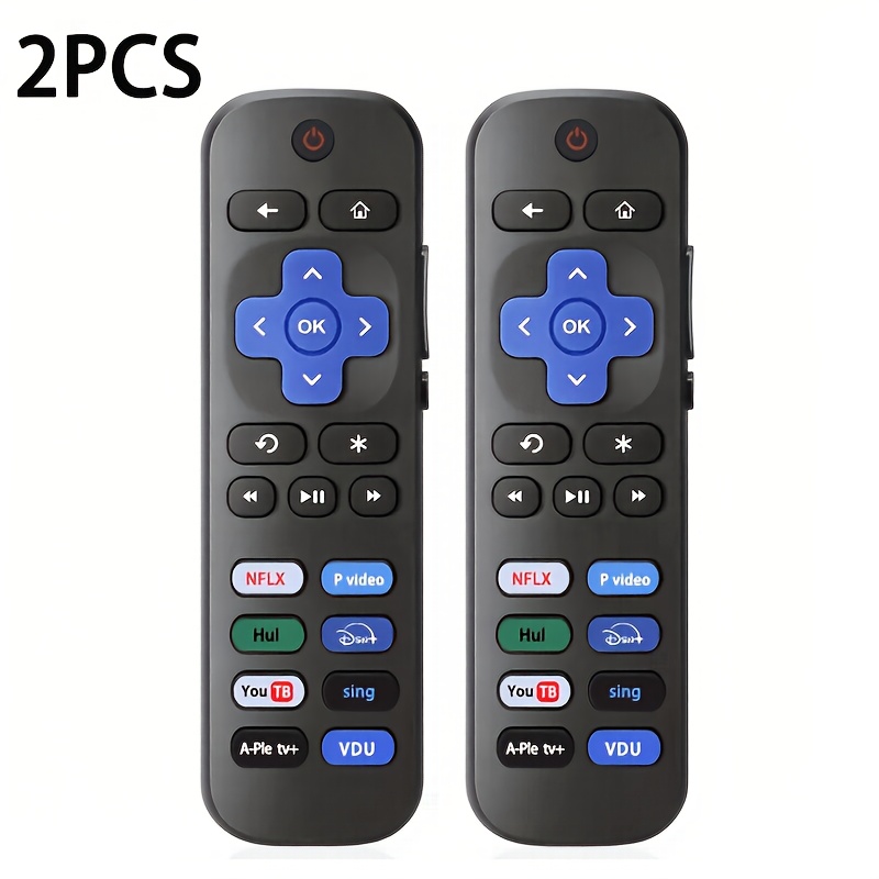 1pc/2pcs Replacement Remote Control for * - Infrared *, Battery-Powered, Compatible with 18 for * Devices, Easy Setup (Batteries Not