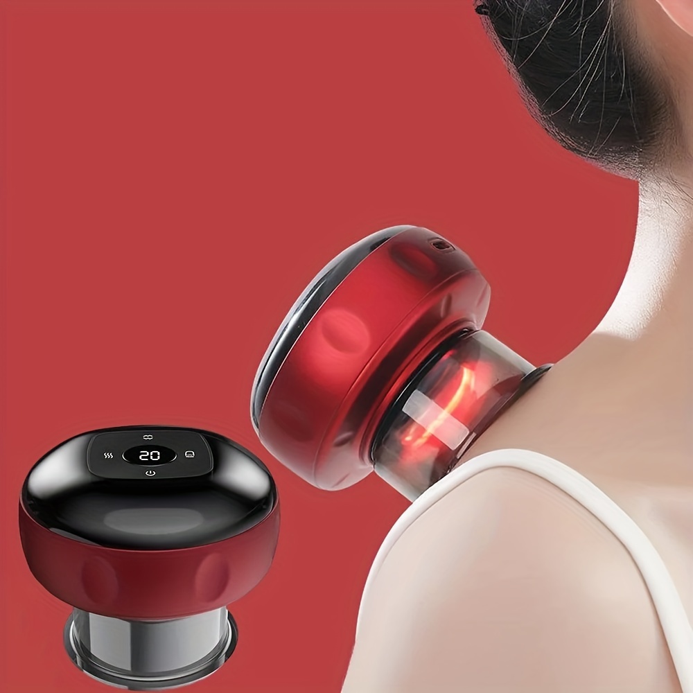 

Electric Cupping Massager, 12 Speed Led Usb Rechargeable Full Body Electric Cupping Massager, Holiday Gift