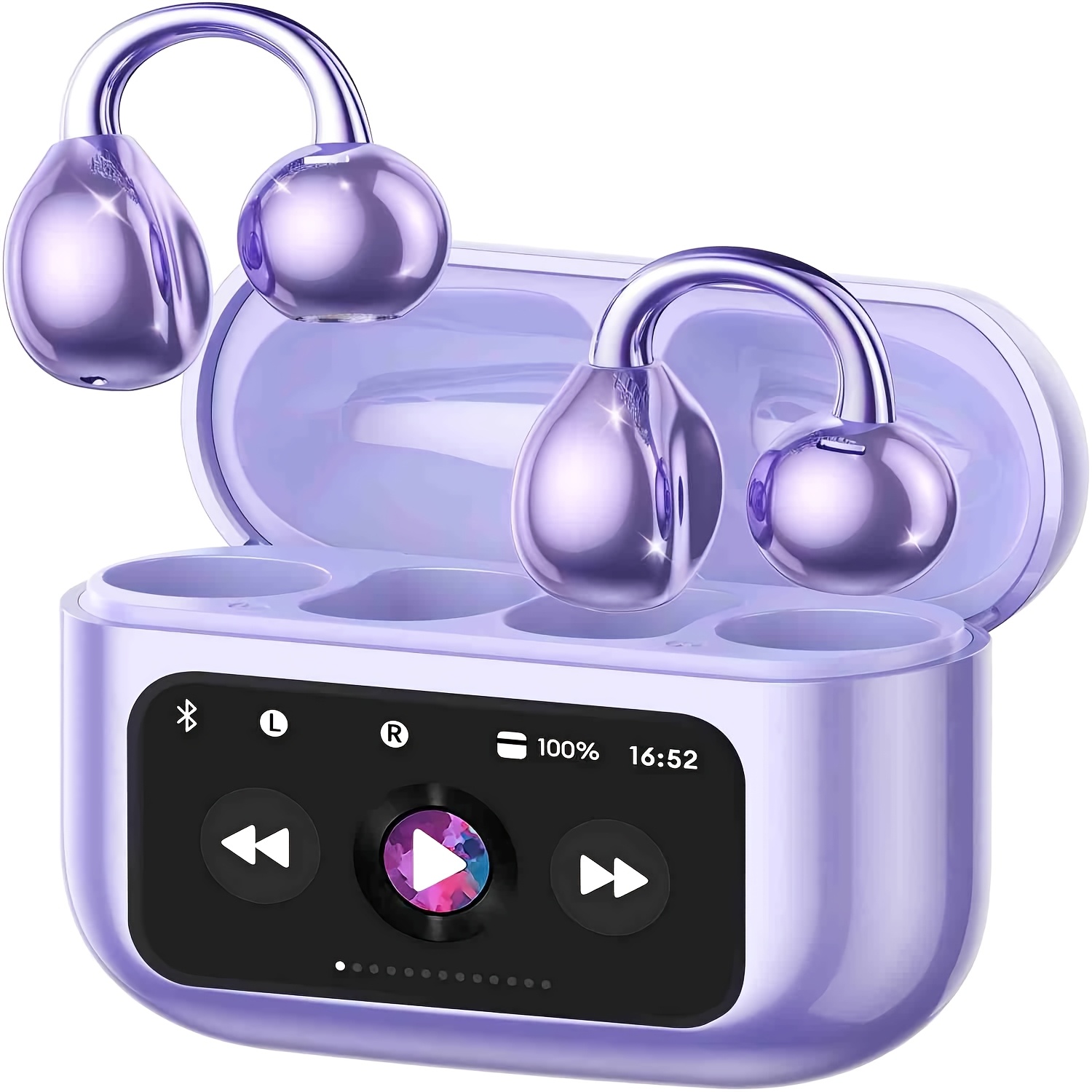 TEMU Wireless Earbuds | Gaming & Video Headphones, Tws Audio, 9d Stereo , Hd Calls, & Ios Compatible, Earbuds With Led Display, Anime-themed,