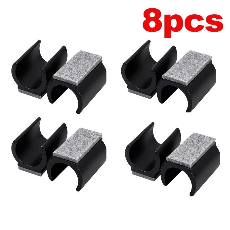 E-shop 8er-Pack Schlitten Stuhlbein Bodenschoner mit Filz Möbel Pads Möbel Fußschutz Glatte Gleitfläche