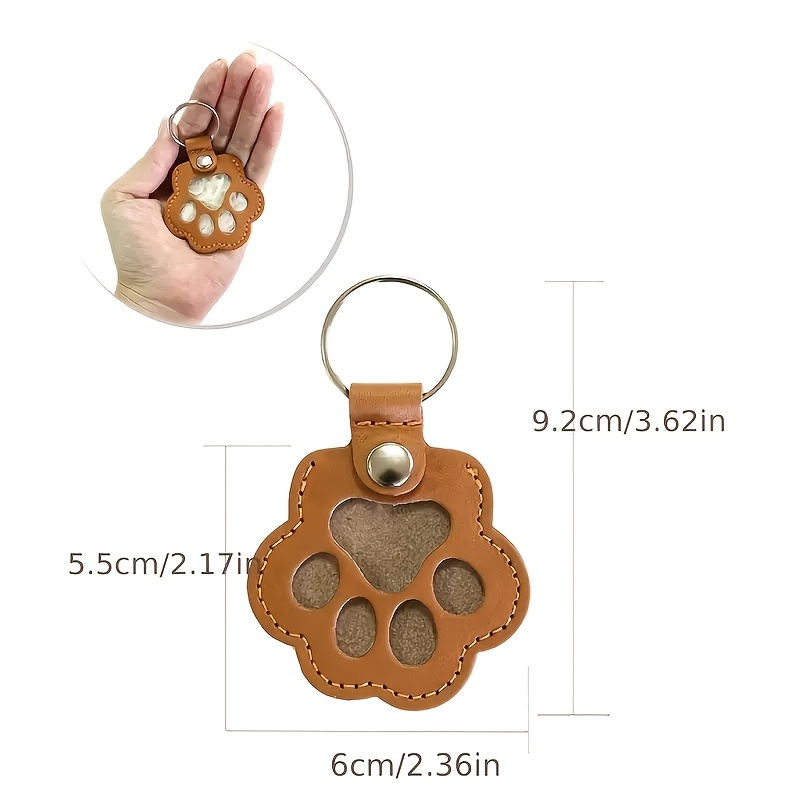 Pet Souvenir Hamster Keychain Cute Claw Shape Creative Gift