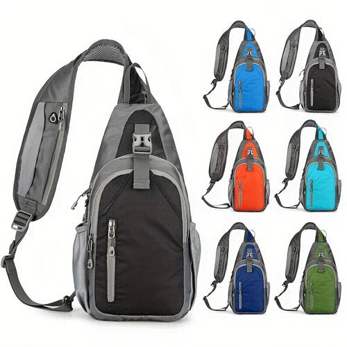 outdoor lightweight mens shoulder bag versatile crossbody backpack with adjustable strap for traveling shopping and work