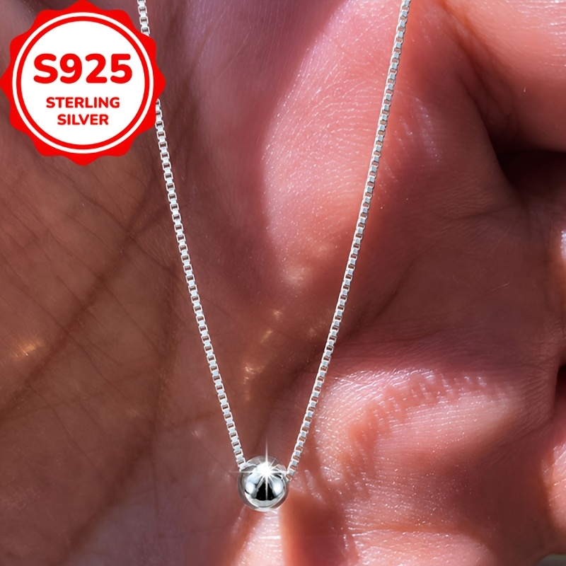 Women's 925 Silver Niche Design Circular Pendant Necklace