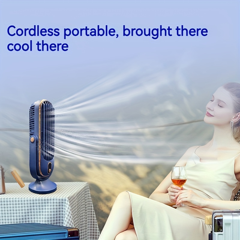  Aire acondicionado portátil, enfriador de aire evaporativo 4 en  1, mini enfriador de aire personal con 3 velocidades de viento y 3 niebla  fría y temporizador de 2 a 4 horas