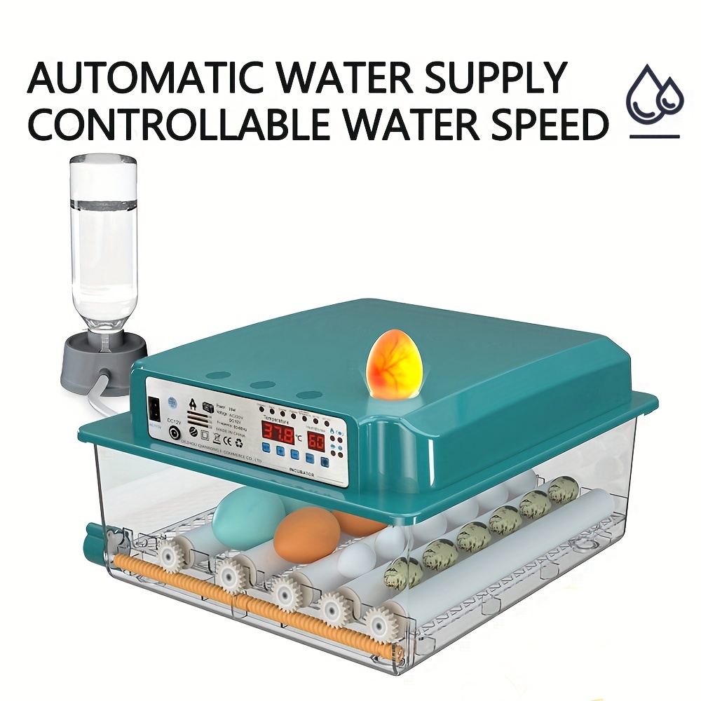 1pc 36pcs egg fully automatic incubator with automatic water replenishment automatic temperature control automatic flipping eggs cold lighting eggs function can be adjusted according to the size of the egg tray details 1