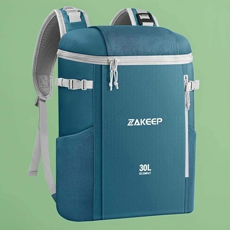 

Cooler Backpack, 39 Cans Large Capacity Anti-leaking Cooler Backpack With Mesh Pocket, Adjustable Shoulder Straps For Camping Picnics
