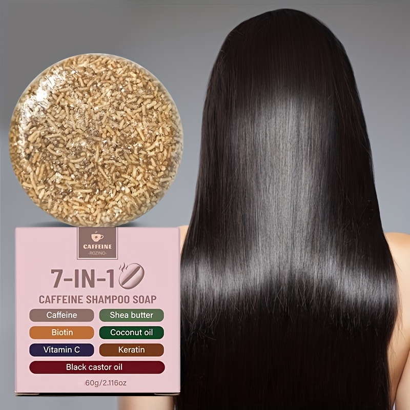 Image of [7-in-1 Strong Cleansing Oil Soap 60g] Contains , Biotin And Hair Care Ingredients, Rich Foam, Deep Cleansing Scalp, Instant , Efficient Moisturizing And Hydration, Smoothing Dry And Frizzy Hair
