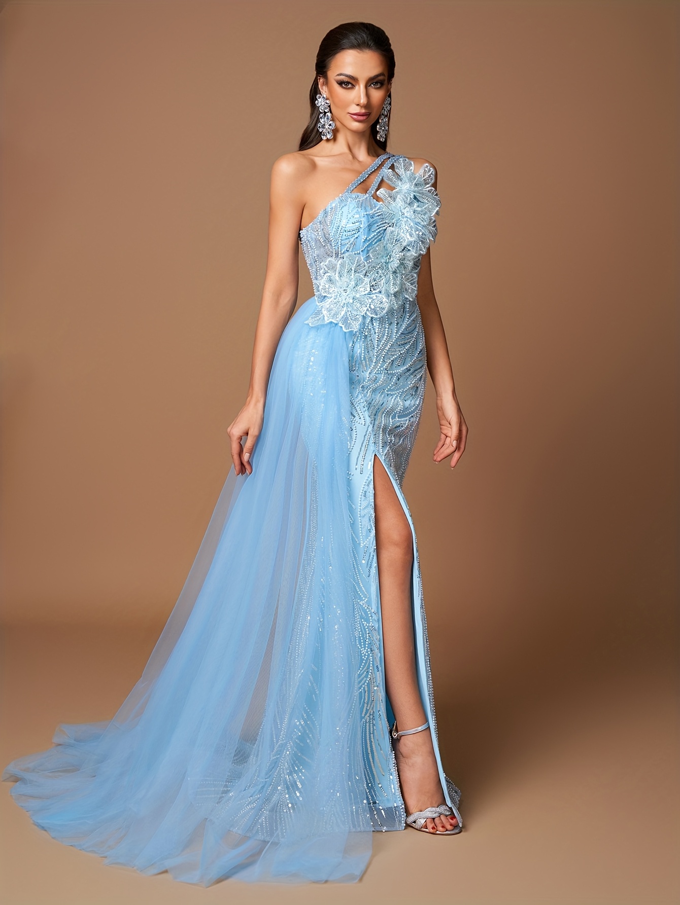 long evening gowns sold on Temu United States