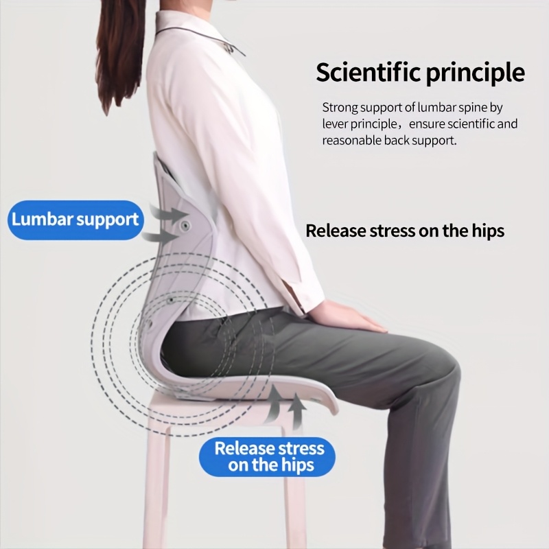ergonomic waist support cushion posture back Temu United Kingdom
