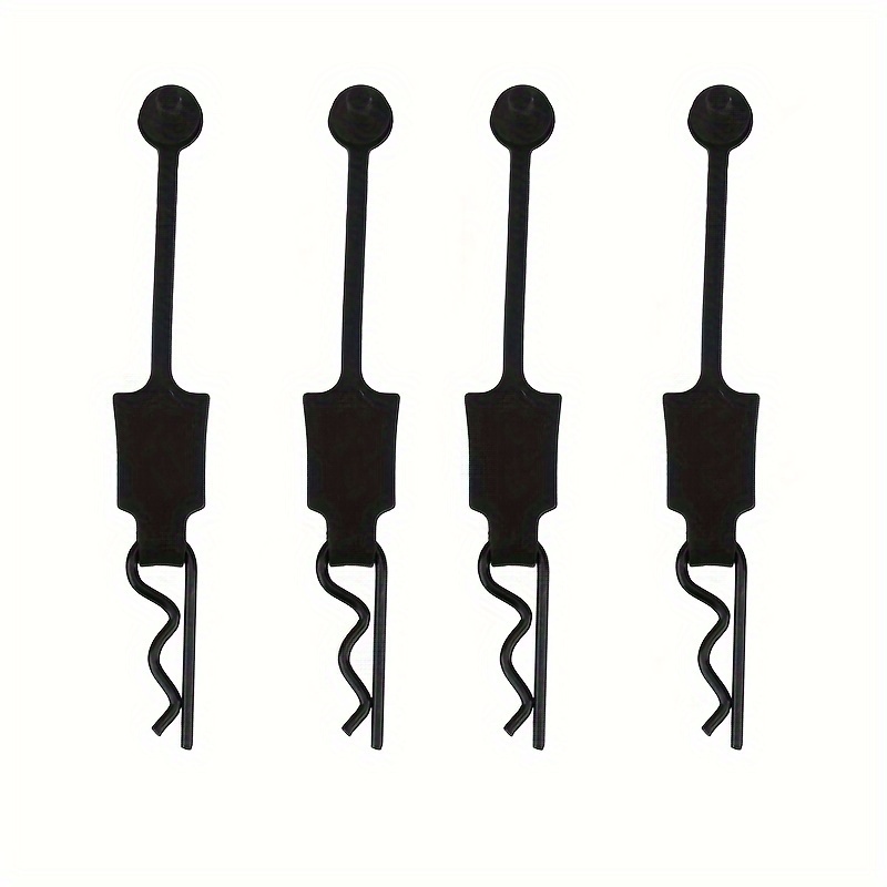 4pcs Rubber Body Clip Fastener Lock Ar390178, Suitable For 1/7 1/8 Mojave, Infinite, Typhon, Rc Cars