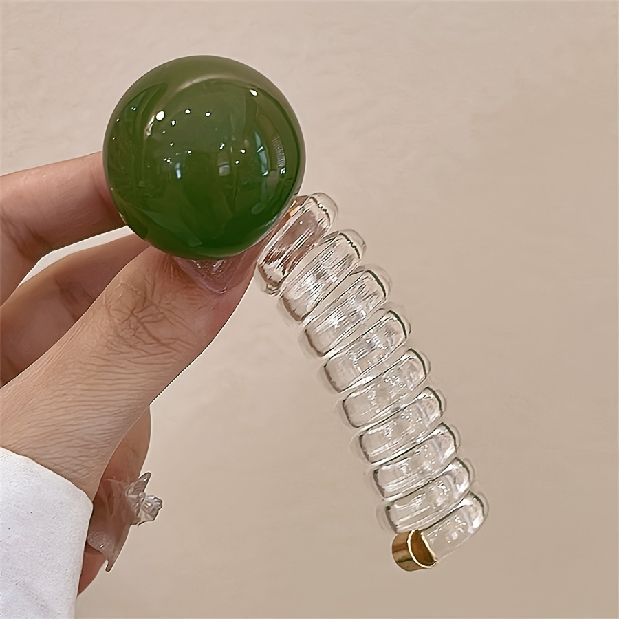 Japanese Simple Bubble Braided Headband For Women, High-end Accessory, Telephone Cord Hair Ring, Temperament Ponytail Hair Accessory