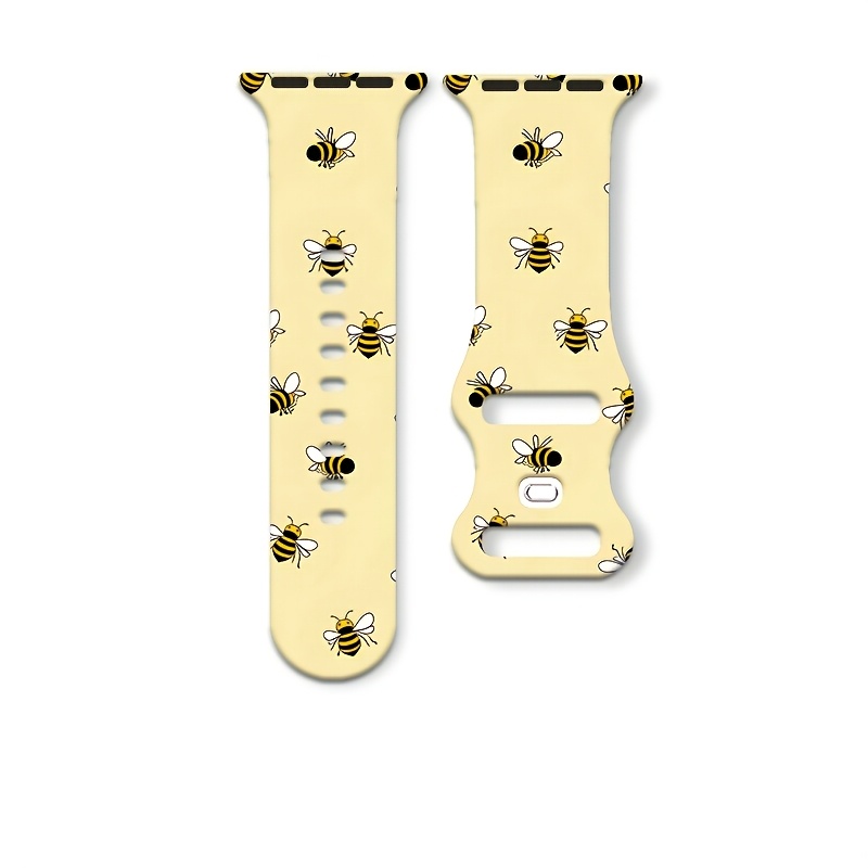 TEMU 2026 | Designed Specifically For Iwatch | Bee Paradise Theme In A And Cute Cartoon Style | Smartwatch Strap | Comfortable And Soft | Waterproof
