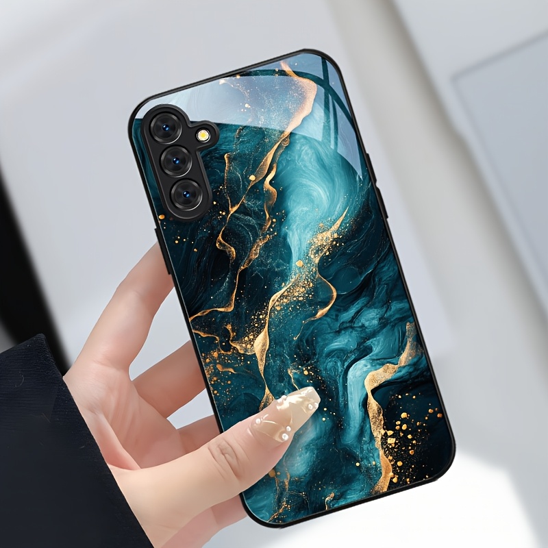 TEMU Phone Case - Tempered Glass Phone Case For For Galaxy A04 A04s A05 A05s A06 A13 A14 A15 A16 A22 A23 A24 A25 A32 A33 A34 A35 A52 A52s A53 A54 A55