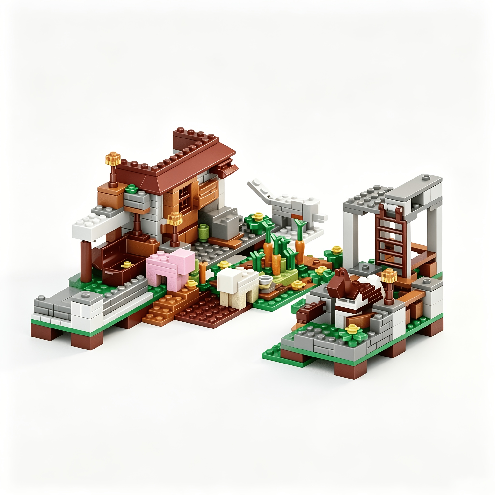 Creative City Farm Building Blocks Set