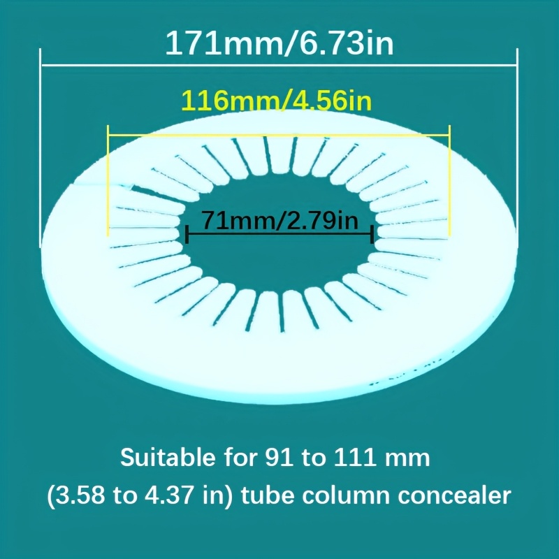 3pcs Of Pipe Interface Covers, Wall And Ground Pipe Covers, Suitable For Installation And Of Water Pipes, Faucets, Sewer Pipes, A Scene Like Bathroom And Kitchen