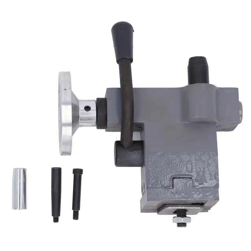 aluminum mini lathe tailstock replacement for 0618 cj18a 7x12 7x14 lathes durable woodworking tailstock with adjustable handwheel compact metalworking tool accessory details 1