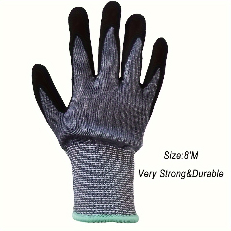 Cut Resistant Work Gloves Anti Slip Oil Resistant Safety - Temu
