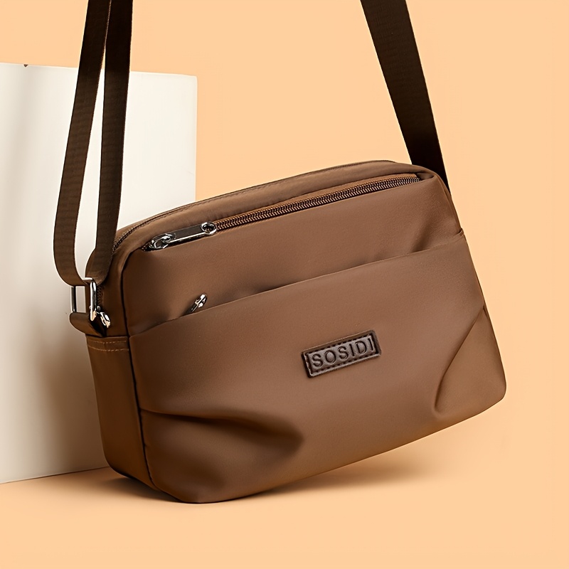 E-shop Bevorzugter Taschenstil: Damen Nylon Umhängetasche, Kompakte Vielseitige Handytasche, Mutter-Schultertasche, Großvolumöse Einkaufstasche für den