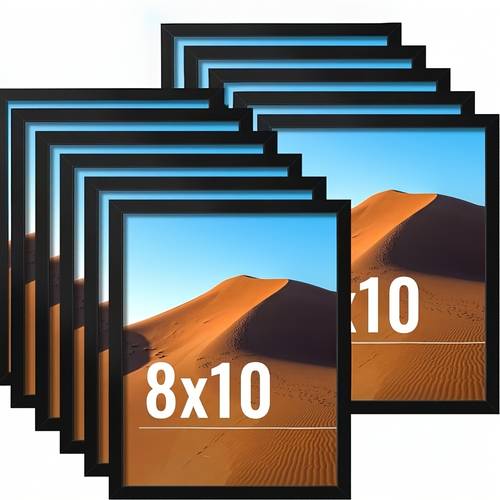 8x10 5x7 black frame set picture frames used for collage wall decoration of photos for wall or desktop display hanging or desktop display for valentines day decoration and gifts 5 10pcs frame