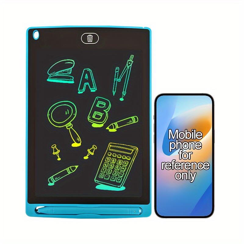 La tableta de escritura LCD está disponible en tamaños de 6.5, 8.5, 12 y 40.64 cm, atendiendo a diversas necesidades. Permite borrar fácilmente con un clic los garabatos, lo que permite la creatividad en el dibujo, cálculos, notas y borradores. - Imagen 3