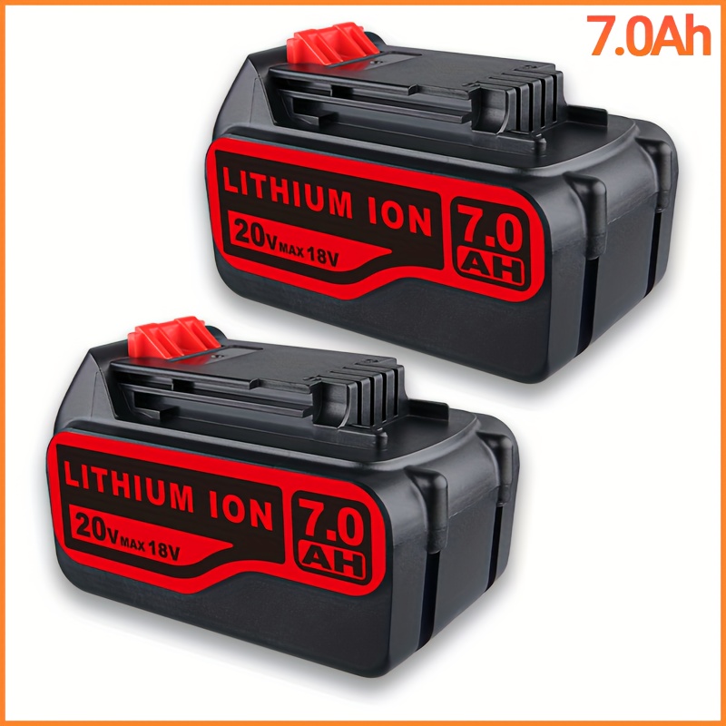 TEMU 2 Pack 7.0ah 18v(20vmax) Lb2x4020 Bdl1810 Li- Ion Replacement For 18v 20vmax Battery Compatible With Lbxr20 Lbxr2020 Lbx20 Lbxr2520 Lb2x4020