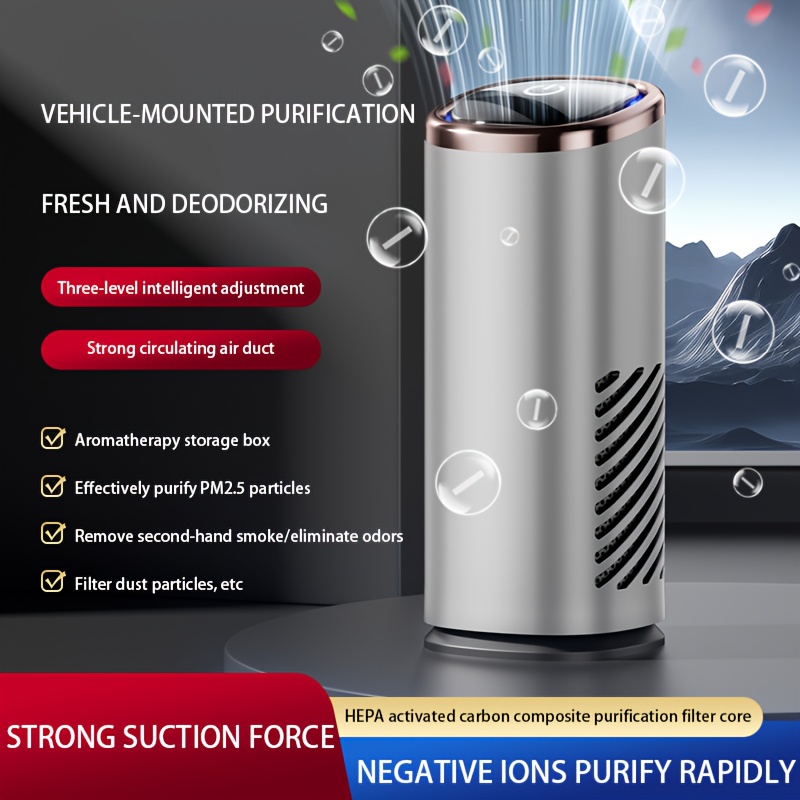 High-end  Air Purifier | Effective In- Air Purification System | Compact and Portable  Air Purifier, Ensuring Fresh and Clean Air Inside the .