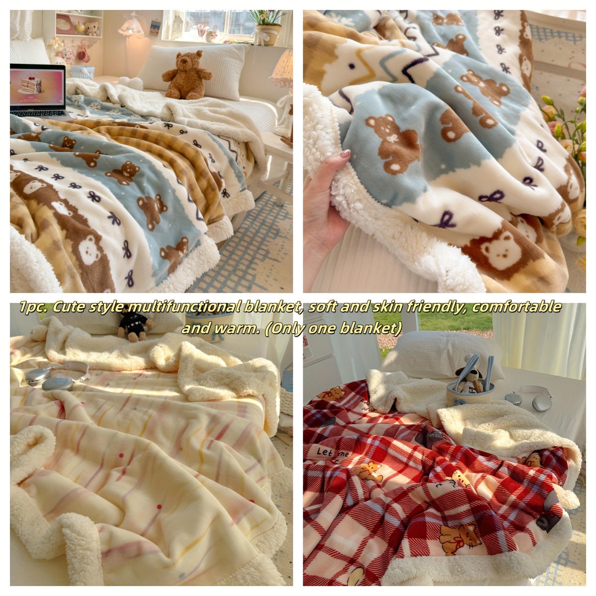 3D-Hai Überwurfdecke – Weiche Flanell-Decke, 127 X 152 Cm, Kuschelig Für Couch & Bett, Für Alle Jahreszeiten