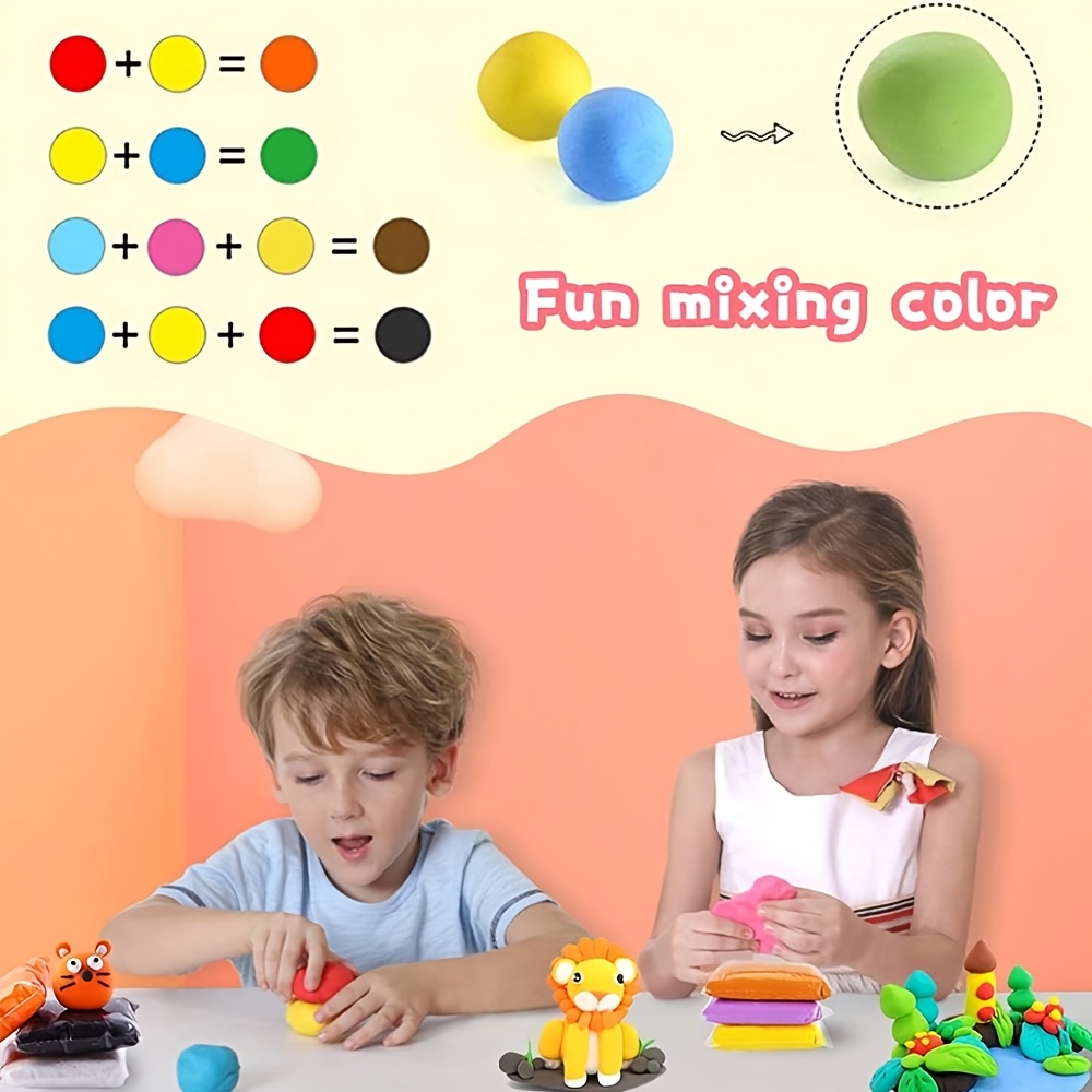 Multicolor Creative Air-Dry Ultra-Light Clay for Crafts