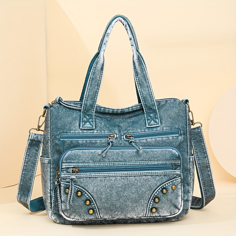 Retro Women's Handbag With Detachable Shoulder Strap And Multiple Pockets, Suitable For Daily Matching Or Work Use