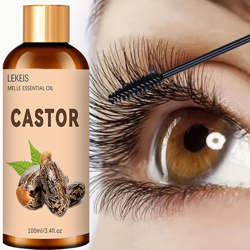 Cold Pressed Castor Oil, 100ml/30ml/10ml Options