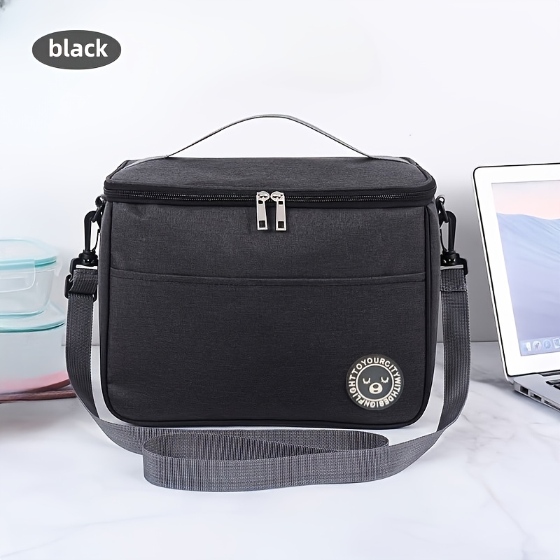 TEMU Fashionable, Simple And Elegant Lunch Bag, Portable Lunch Bag, Suitable For Work, Camping And Travel, Multiple Universal Carrying , Non-food