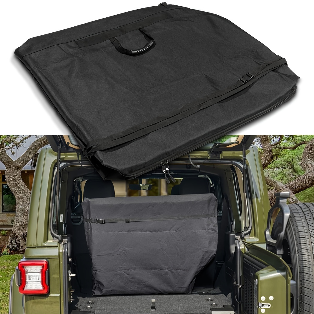 

Panel Storage Bag With Handle 2007-2024 For Jeep For Wrangler For Jk For Jku For Jl For Jlu For Sports For For For For For Gladiator Jt 2-door & 4-door (black)