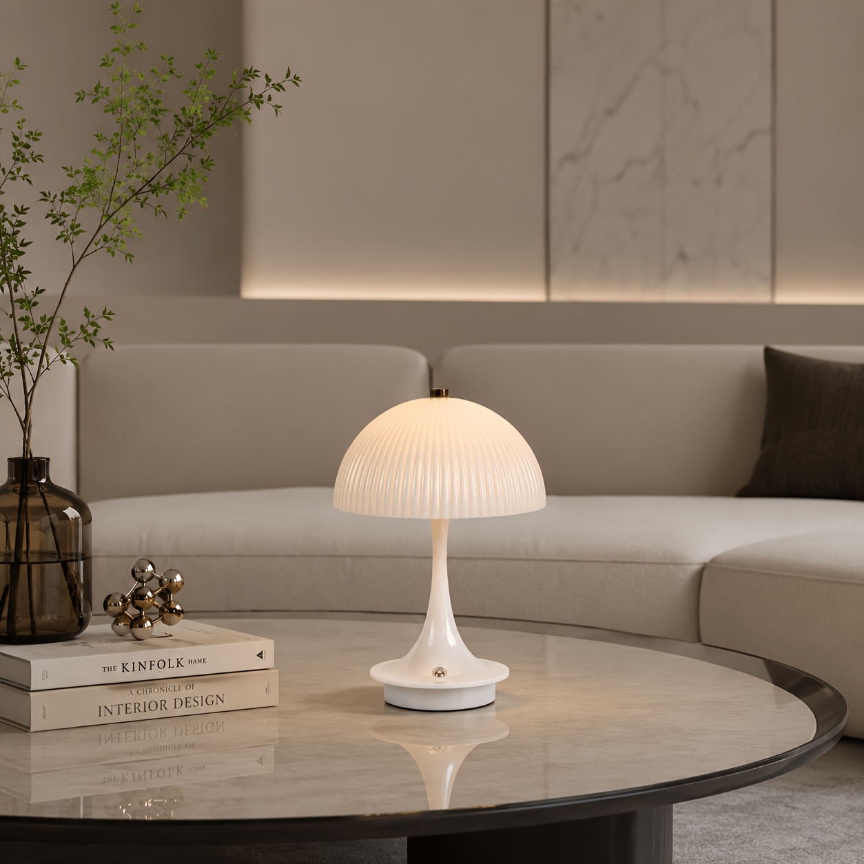 LED Intelligent Rechargeable Desk Lamp with Touch Control