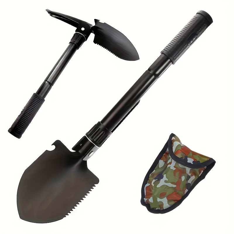 Camping Shovel 75cm Military Folding Shovel 16 All In - New Zealand