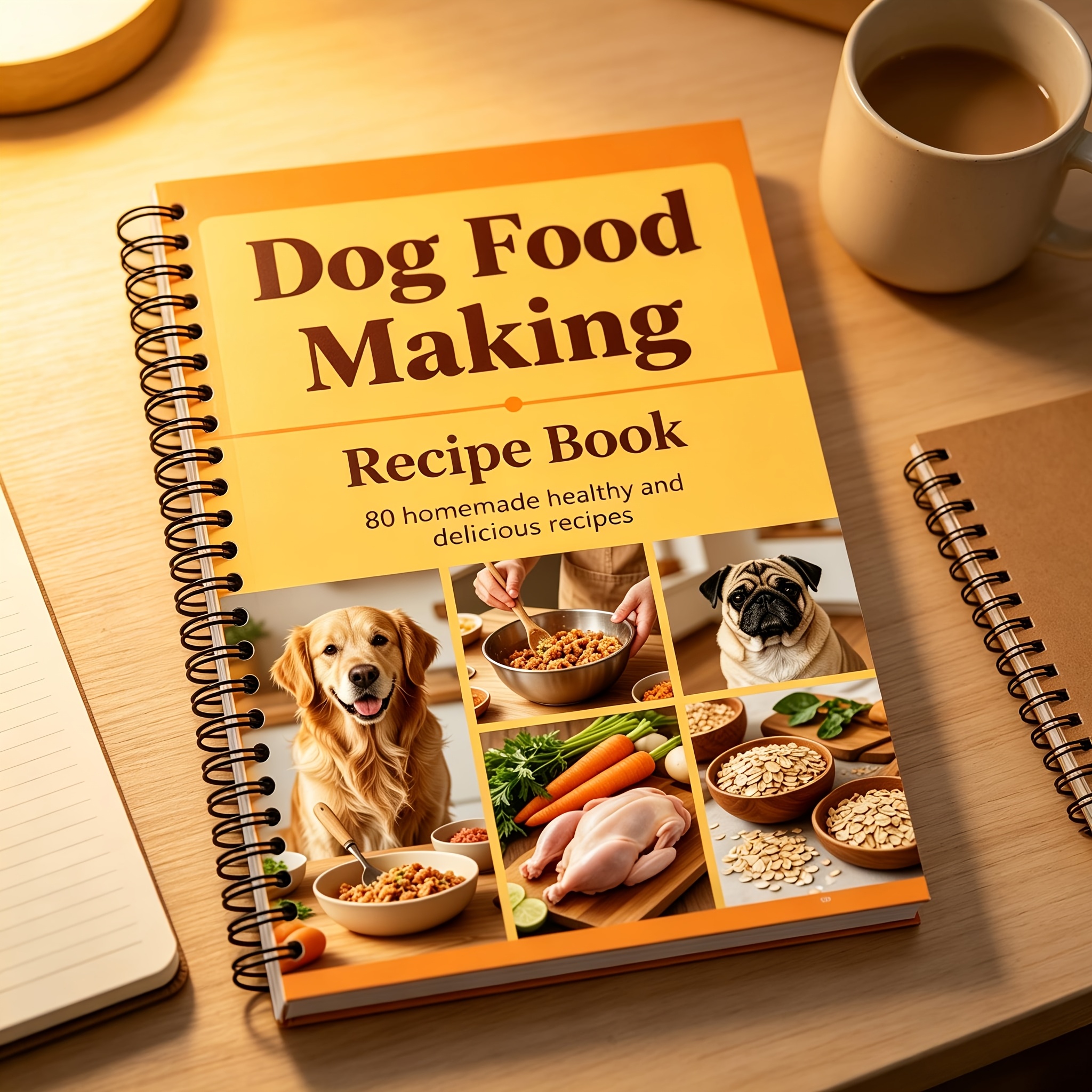 Easy Homemade Dog Food: 80+ Recipes And Production Processes/Spiral Binding, Fresh Feeding Guide for Pets, Suitable for Busy Owners, Keeping Dogs Happy And Healthy Suitable for All Breeds - Image 7