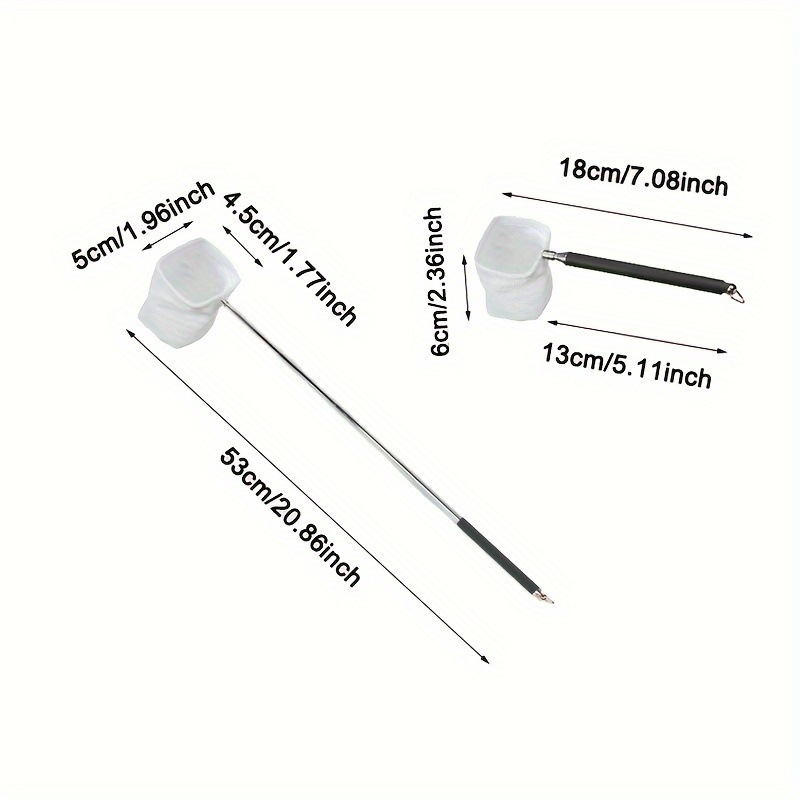 3d Square Mesh Net For Catching Small Fish, Made Of Stainless Steel And Retractable, Suitable For Aquariums And Fish Tanks
