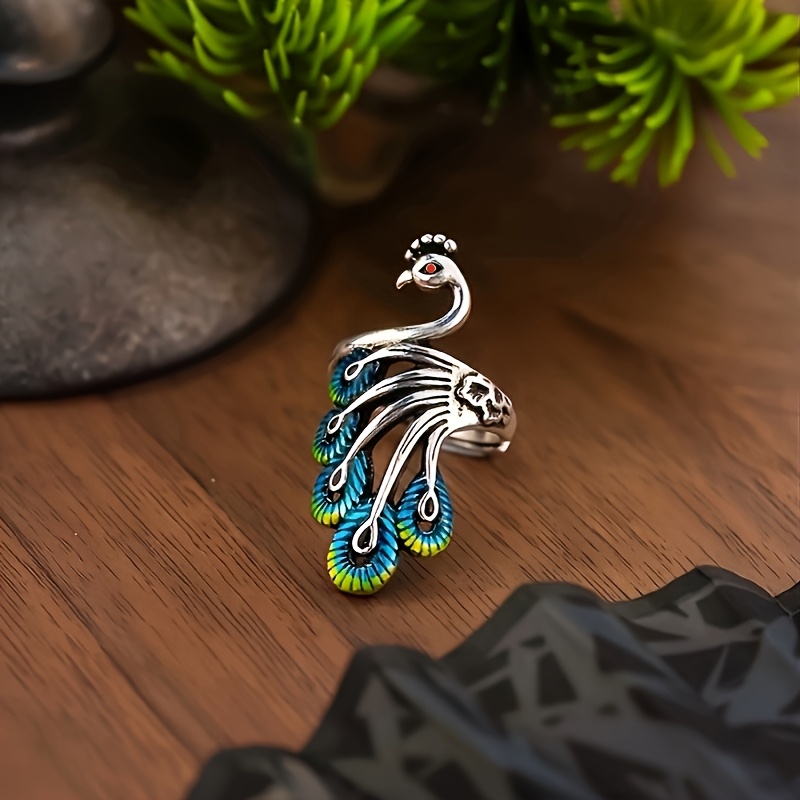 TEMU 1 pièce Bague ouverte réglable pour femme de , , de luxe léger, un accessoire élégant et adapté au port et à l'offre en cadeau
