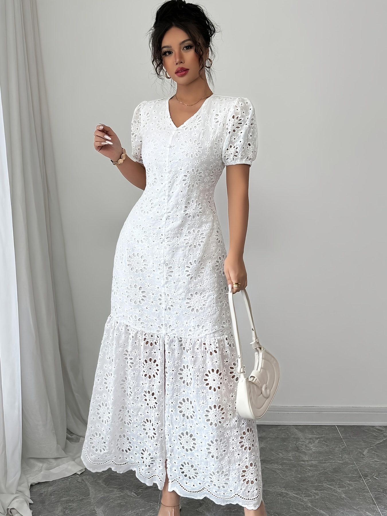 women dress lace sold on Temu United States
