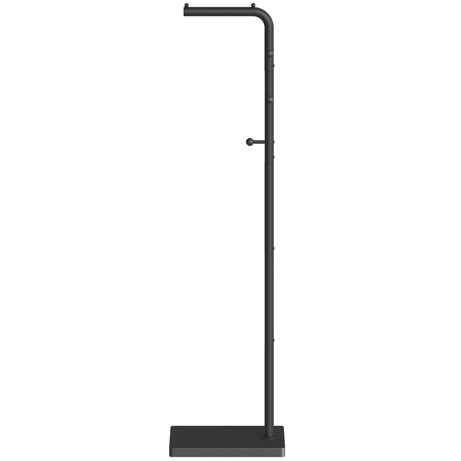 Coat Rack, Freestanding Coat Rack, Coat Rack, Suitable For Entryway, Living Room, Black, Golden