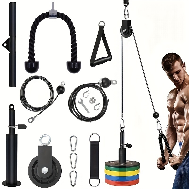 

Complete Strength Training Kit - Nylon Fitness Equipment Set For & Forearms Workouts, Christmas, Valentine's, Thanksgiving, New Year, Father's Day