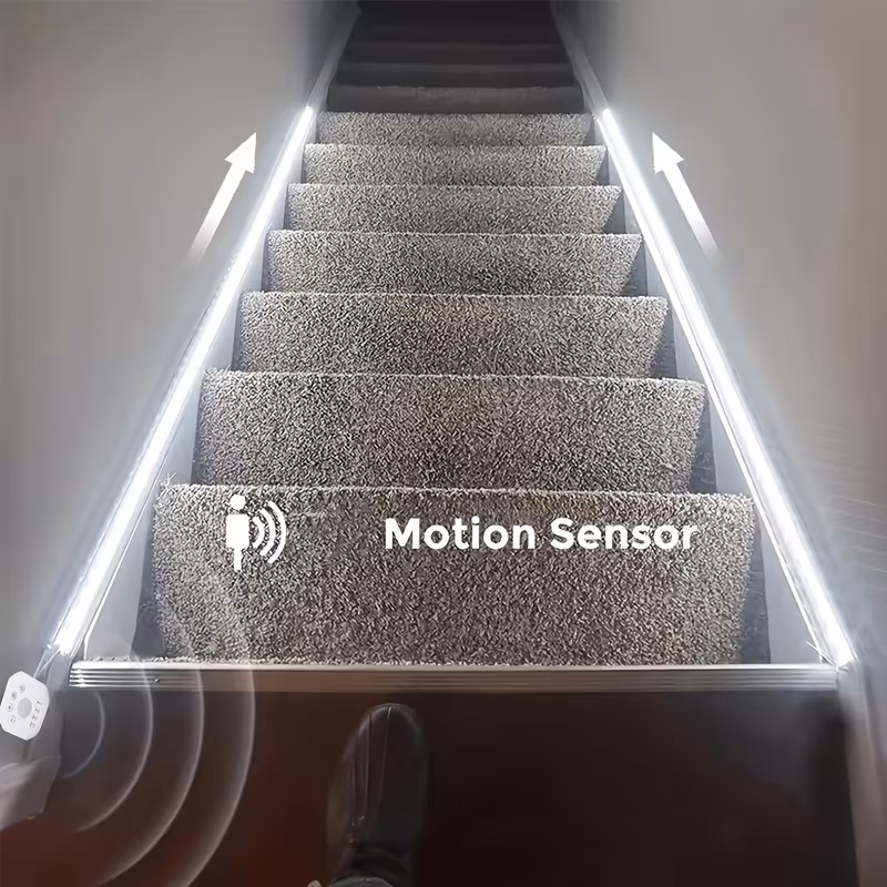 1 5m led motion sensor light strip neon flexible strip 3000k 6000k shooting star effect with usb interface suitable for stairs indoor outdoor use modern lighting design flexible neon strip Product details 0