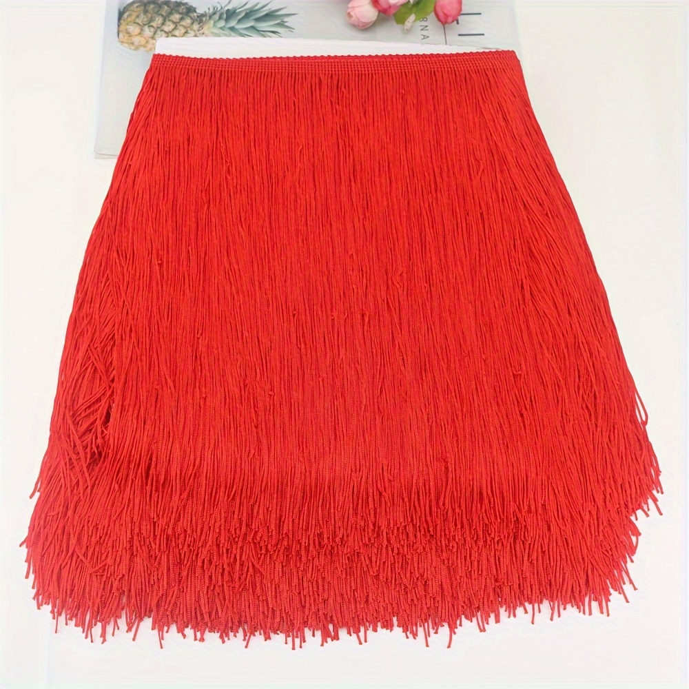 Nappa Frangiata In Cotone Per Cucito E Fai Da Te - Larghezza 5 Cm, Lunghezza 10 Yards (9,1 Mt) - Colore Bianco, Ideale Per Decorazioni Abiti, Tovaglie E Matrimoni - 2
