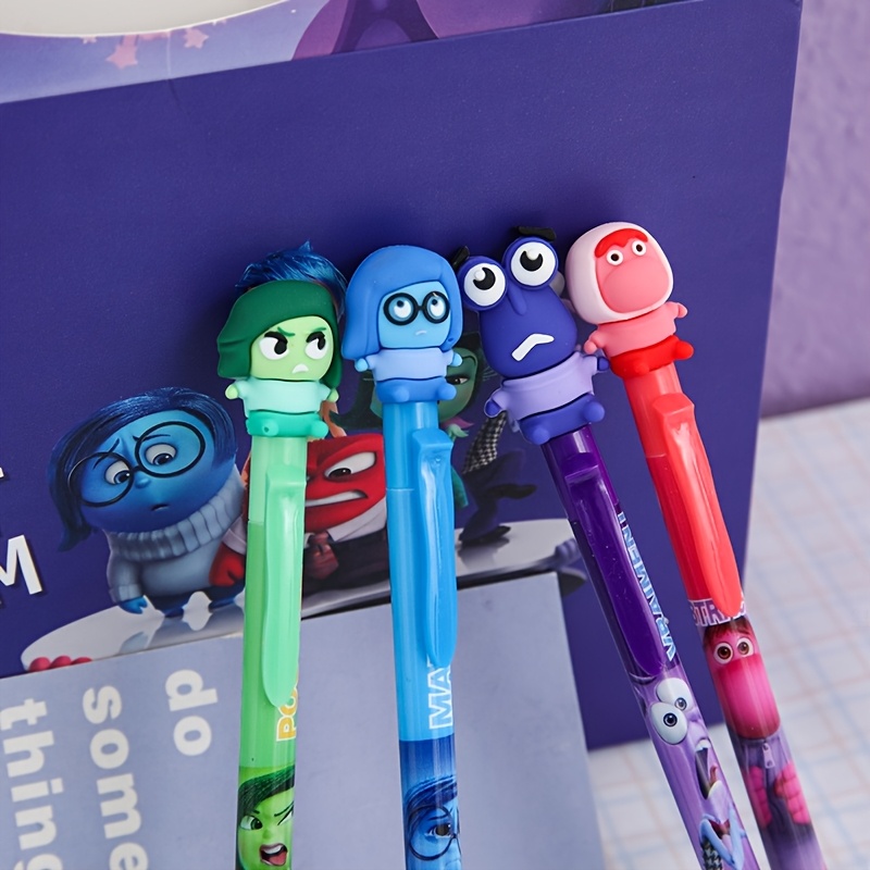   set of 36 new   cartoon brain agent dolls featuring 0 5mm erasable blue retractable pens   stationery gifts Product details 4