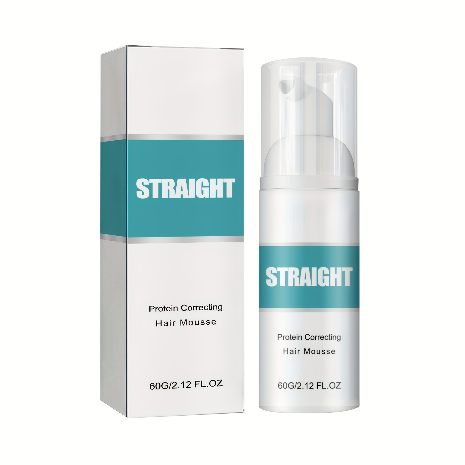 TEMU Protein Correction Straight Hair Cream, Contains Collagen And Glycerin, Smoothing Split Repair Damaged Hair Quality Straight Hair Pull-free Care Cream, The Hair