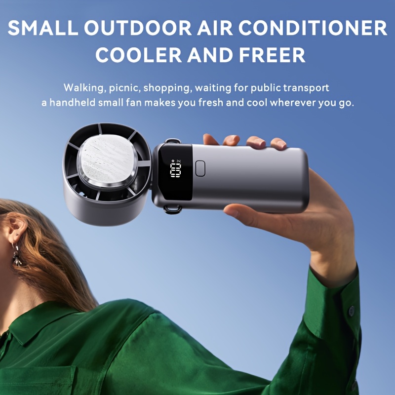 Ventilateur Silencieux Ultra Puissant, Ventilateur De Bureau à 100 Vitesses, Ventilateur Rechargeable USB, Ventilateur Portable Pour Bureau, Maison, Chambre, Voiture